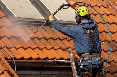 Démoussage et hydrofuge de toiture à Sceautres